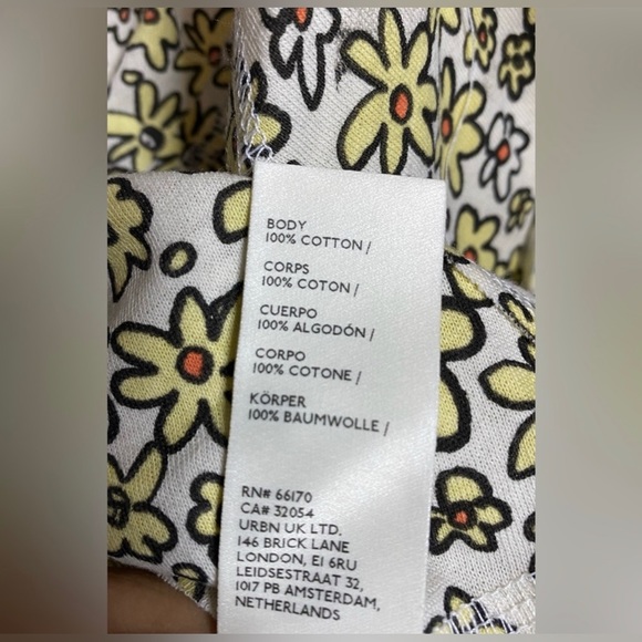 🌼Free People 🌼Sammie Stripe Cotton Crop Raglan Tee ☮️ BNWT ☮️ - Picture 11 of 16